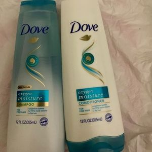 Dove shampoo and conditioner
